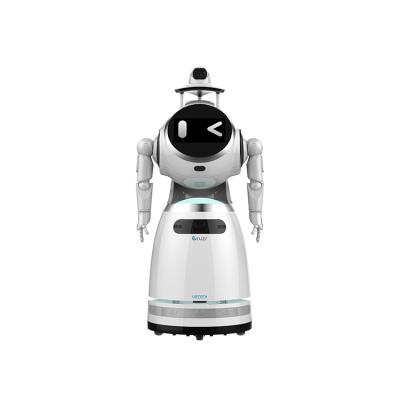 China Hotels Factory Supply Great Price Plastic Service Talking Robot Large for sale