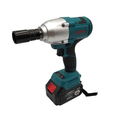 China DETUO Impact Battery Electric Cordless Impact Liion Brushless Cordless Impact Wrench D24002 for sale