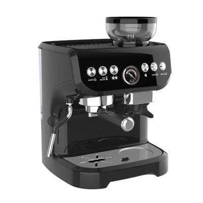 China Make Coffee Semi Automatic Home Espresso Cappuccino 19Bar Other Coffee Makers Coffee Machines Espresso Commercial Coffee Machine Maker With Grinders Function for sale