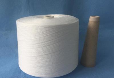 China 50/3 Polyester Semi Dull Recycled Polyester Yarn For Sewing Thread With Paper Cone for sale