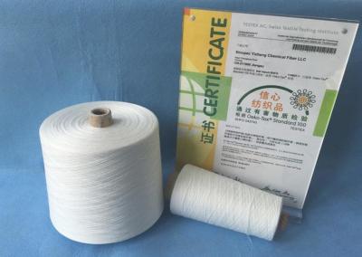 China Garn des Polyester-Strickens/Spinnen/Nähen, 12/4 20/2 spann Polyesternähgarn zu verkaufen