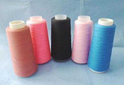 China Good Performance Colored Dyed Polyester Yarn Sewing Use 100% Spun Polyester Dyed Yarn for sale