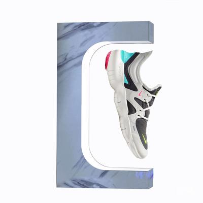 China Custom 100% Acrylic/PMMA/Plexiglass/Perspex Floating Shoe Levitating Platform Acrylic Device Support Levitating Shoe Show Magnetic Levitation for sale