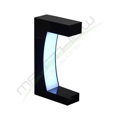 China 100% Acrylic/PMMA/Plexiglass/Perspex Glowing Magnetic Levitating Shoe Floating Display Stand For Store for sale