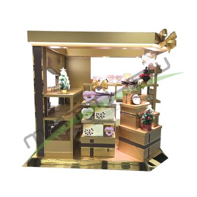 China Supermaket & coffee & Mail & retail store & Used Store MT ODM&OEM Mall Small Corn Design Retail Kiosk For Sale With Led Light for sale