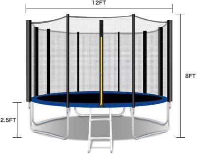 China With 12ft trampoline protector net park big bungee trampoline commercial cheap trampoline for sale for sale