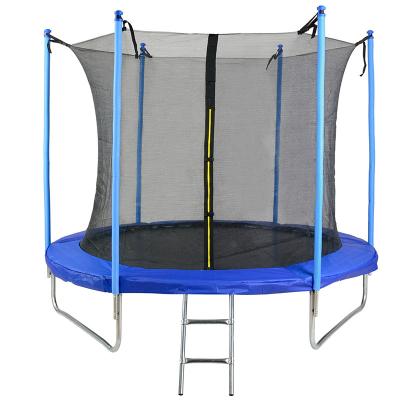 China With Net 2021 New Style Trampoline Protector Manufacturers Cheap Kids Trampolines With Inner Net for sale