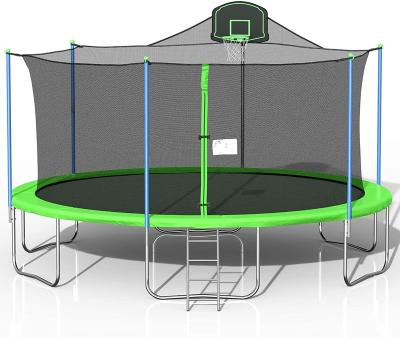 China With Protective Net 16ft Big Round Trampoline With Basketball For Sale for sale