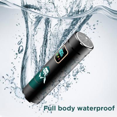 China Single Blade Single Post Head Led Digital Display Intelligence Induction Electric Waterproof Shaver for sale