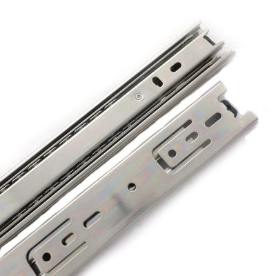 China Funiture 3512A#Furniture Cabinet Drawer Slide Channel Zinc-plate Iron Roller Telescopic Drawer Slide Rails for sale