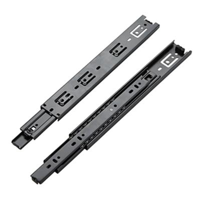 China Desk Cold Rolled Steel Plate Drawer Runner Channel Hidden Drawer Heavy Loading Slide for sale