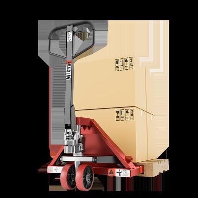 China 2022 New Mini Lift Truck 3 Ton Walking Powered Pallet Truck 3000kg Manual Pallet Jack for sale