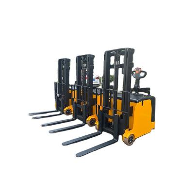 China Material Stacking 1.5ton 3.5m stand-on electric counter balanced pallet stacker forklift with EPS steering for sale