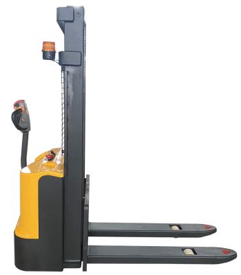 China Material Stacking Younglift 1200kg 1500kg 2500mm 3000mm electric pedestrian pallet forklift stacker with Curtis controller for sale