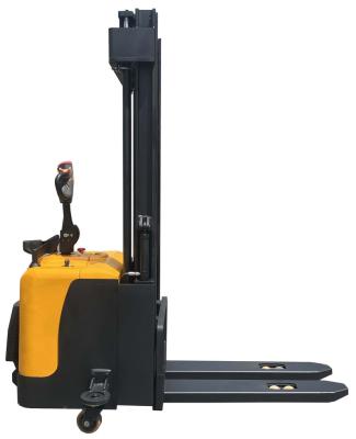 China Material Stacking YJL Factory Shipping Battery Operated Electric Pallet Stacker On Pallet Jack for sale