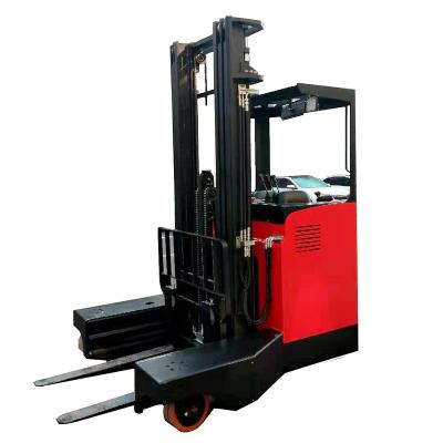 China Material Stacking YJL Electric Multi direction reach truck for 12 meters long material for sale