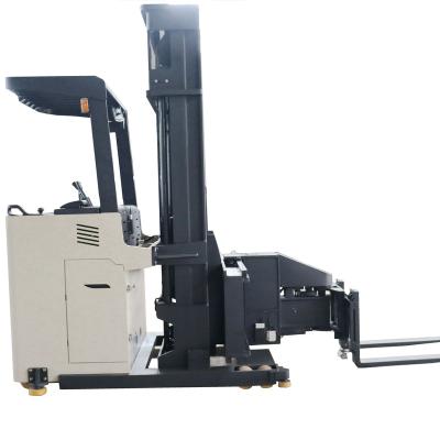 China Material Stacking China factory 1000kg 1500kg electric 3-way pallet stacker very narrow aisle forklift truck for sale