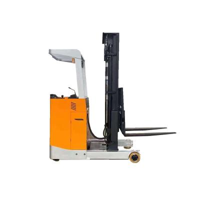 China Material Stacking Younglift 2.5ton 2500kg battery electric reach forklift truck stacker for sale