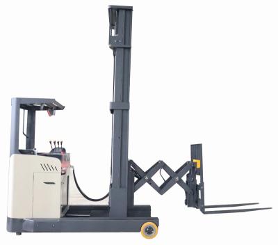 China Transfer Materials Younglift Double Deep Electric Fork Reach Forklift Truck Double Scissor,Reach-forks Forklift Trucks for sale