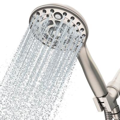 China Without Diverter China Factory Supplier Wholesale Bathroom Faucet Accessories Abs Plastic Chrome Plating 5 Jets Grifo Mango Ducha Shower Head for sale