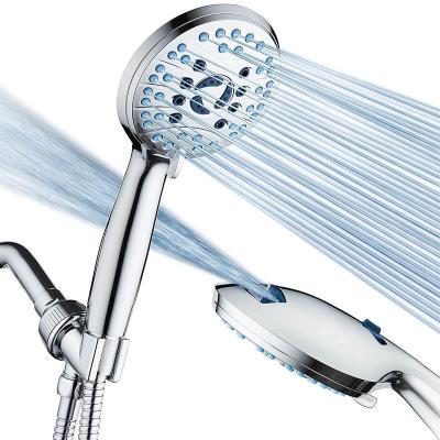 China Without Diverter Luxury Rainfall Shower Set Thermostatic Bathroom Wall Mounted High Pressure Handheld Filtered Shower Head for sale