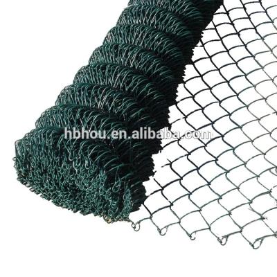 China Easily Assembled Wholesale Galvanized Used Fence For Sale /rhombic chain link or diamond wire mesh fence for sports/field/rivers for sale