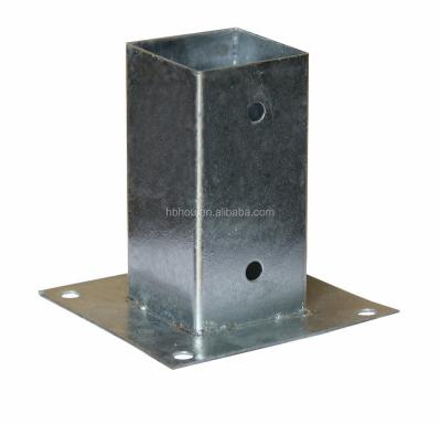 China Hot Dipped Galvanized Building Construction Pole Anchor Ground Plate for sale