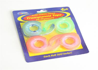 China Blister Card Packaging Clear Cellophane Tape 12mm In Office / School / Bundling for sale