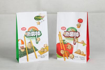 China Multilayer Laminated Recycled Flat Bottom Pouch Snack Food Packaging for sale