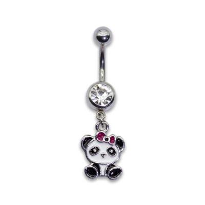 China A cor da prata da joia de Panda Pendant Belly Button Piercings chapeou o ODM do OEM à venda