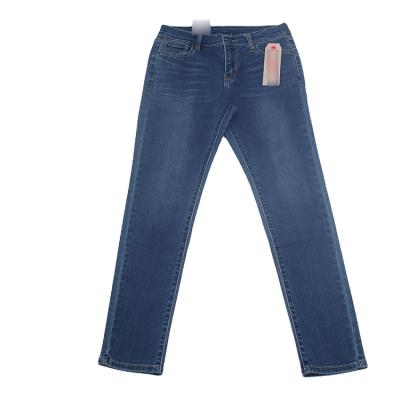 China Solid Color Casual Cuff Breathable Mens Jeans Cotton Single Breasted Jeans For Men for sale