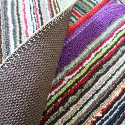 China Wholesale color washable striped carpet, household bathroom living room rug, floor rug home textile for sale