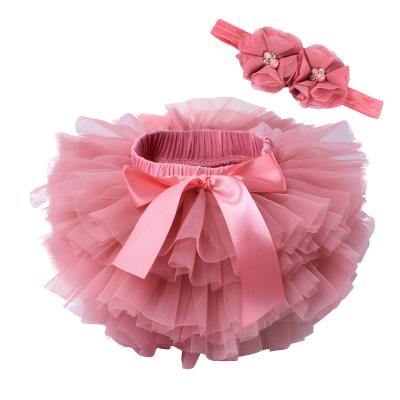 China 2021 Breathable Wholesale Newborn Baby Tutu Skirt With Headband for sale