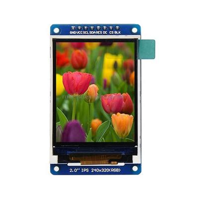 China General Application 2.0' LCD Module 2.0 Inch IPS TFT Display Module Full View RGB 65K Show 320*240 Color Driver IC ST7789 for sale