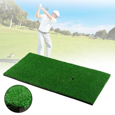 China Wholesale Custom Durable Artificial Grass Golf Mini Putting Mat 30*60cm Golf Practice Hitting Mat Indoor Driving Range Putting Mat for sale