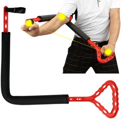 China Hot Sales Durable Folding Golf Swing Trainer Stick Posture Corrector Practice Swing Training Aid Indoor Outdoor Adjustable Practice for sale