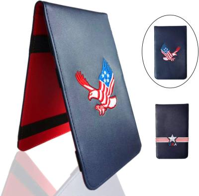 China High Quality Durable PU Leather Golf Score Card Holder With Pencil Printed Embroidery Embossed Logo For Golf Accessory for sale