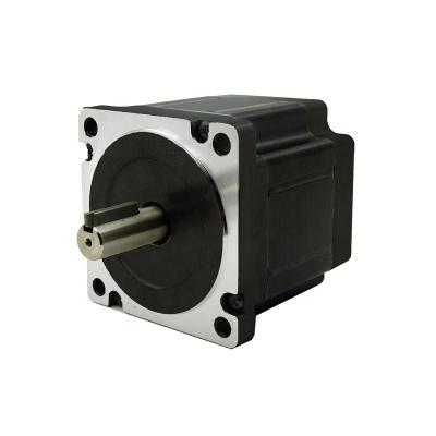 China Nema34 Stepper Motor 3.3Nm/4.5Nm/8.5Nm/12Nm Dual Shaft Diameter 9.5/12.7/14mm Single Shaft For Engraving Machine Step Motor 86*86mm for sale