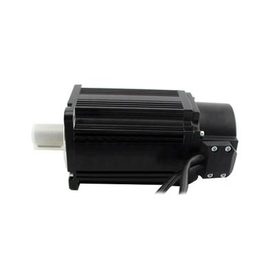 China Servo 80mm 220V 3phase Servo 80mm 220V 3phase CNC Machine Synchronous Motor AC 50/60hz Servo Motor 730W 220V Drip Proof IE 3 0.73KW 2500ppr for sale