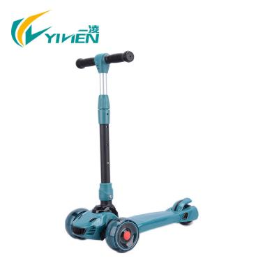 China Fashionable Design Three Wheel New PU Car Scooter With New Colors Big PU Wheels for sale