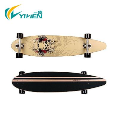 China MAPLE+Aluminum+PU 42inch Canadian maple longboard skateboard,customized maple skateboard longboard for sale