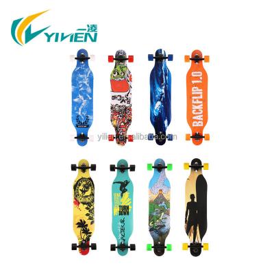 China 9ply (Chinese/Canadian) Maple or 7ply Chinese/Canadian Maple Longboard Wooden Skateboard for sale