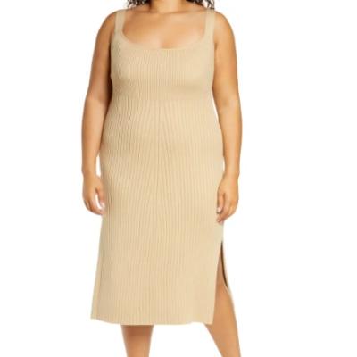 China Fashionable Plus Size Women's Long Anti-Static Knit Dress for sale