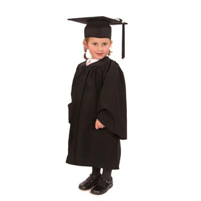 China Cheap Matte Pink Kids Graduation Cap Dress From School China Manufacturer for sale