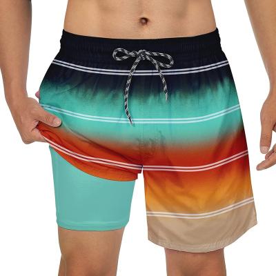 China Plus Size Men's Swim Trunks Compression Liner Swim Shorts 5.5