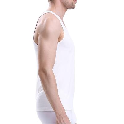 China QUICK DRY Mens Fashion Custom Bamboo Workout Loose Fit Tank Tops for sale