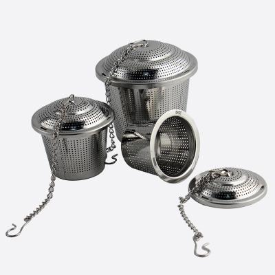 China High Quality Tea Infuser 304 Stainless Steel Tea Infuser Food Grade Tea Strainer 3 Pack Good Extra Mesh Strainer For Loose Tea for sale