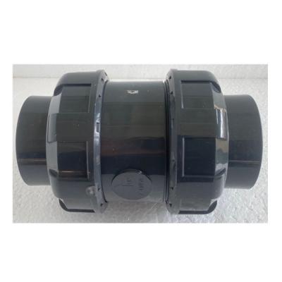 China General dn15 to sale dn100 low price big ANSI JIS DIN PN10 pvc unions wafer fin swing ball check valve for sale