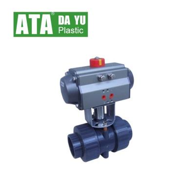 China General To Series Acting Single Acting Double Cylinder Pneumatic Ball Valve for sale