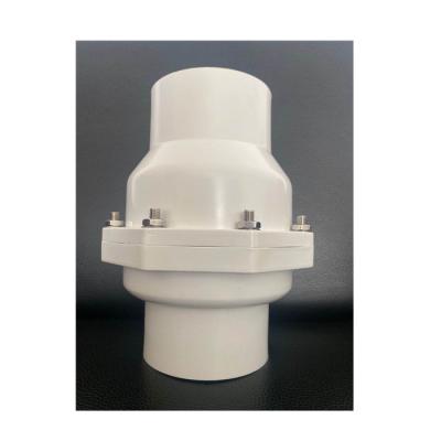 China General Half Wholesale Price ANSI Plug Swing Wafer Check Valve One Way White PVC for sale